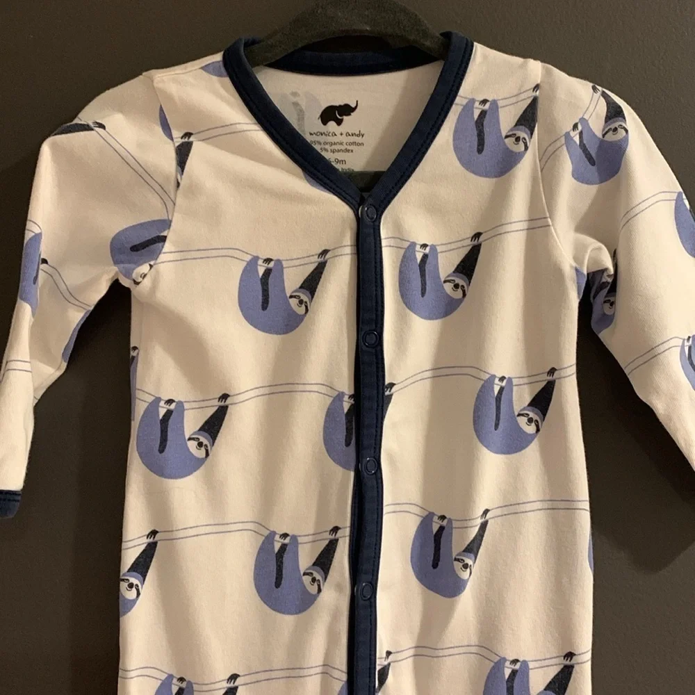 Monica + Andy Coverall Romper size 6-9 months